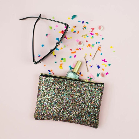 topshop glitter bag
